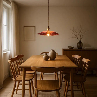 Suspension Luminaire en Verre - Éclat Floral