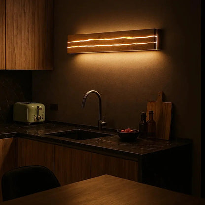 Applique Murale en Bois - Essence Lumineuse