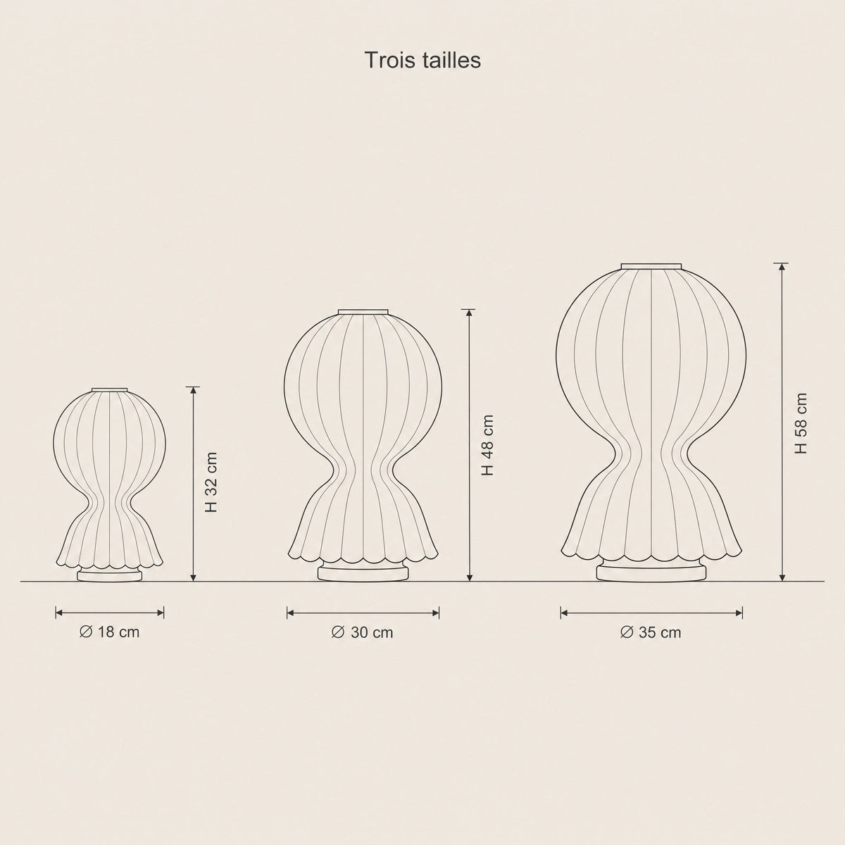 Lampe d'Ambiance - Cocon De Lumière Voilée