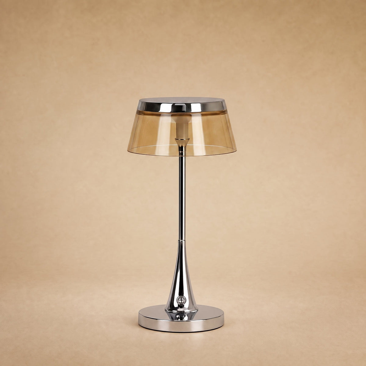 Lampe Rechargeable - Couronne Chromée Tactile