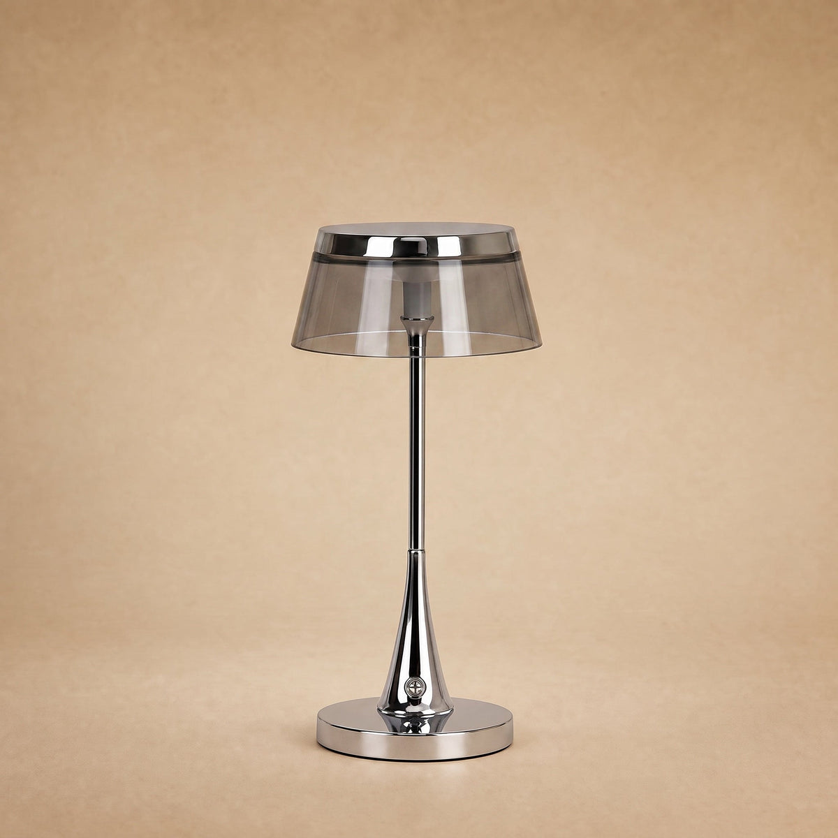 Lampe Rechargeable - Couronne Chromée Tactile