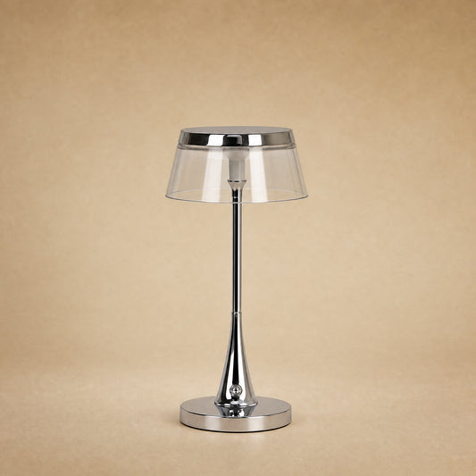 Lampe Rechargeable - Couronne Chromée Tactile