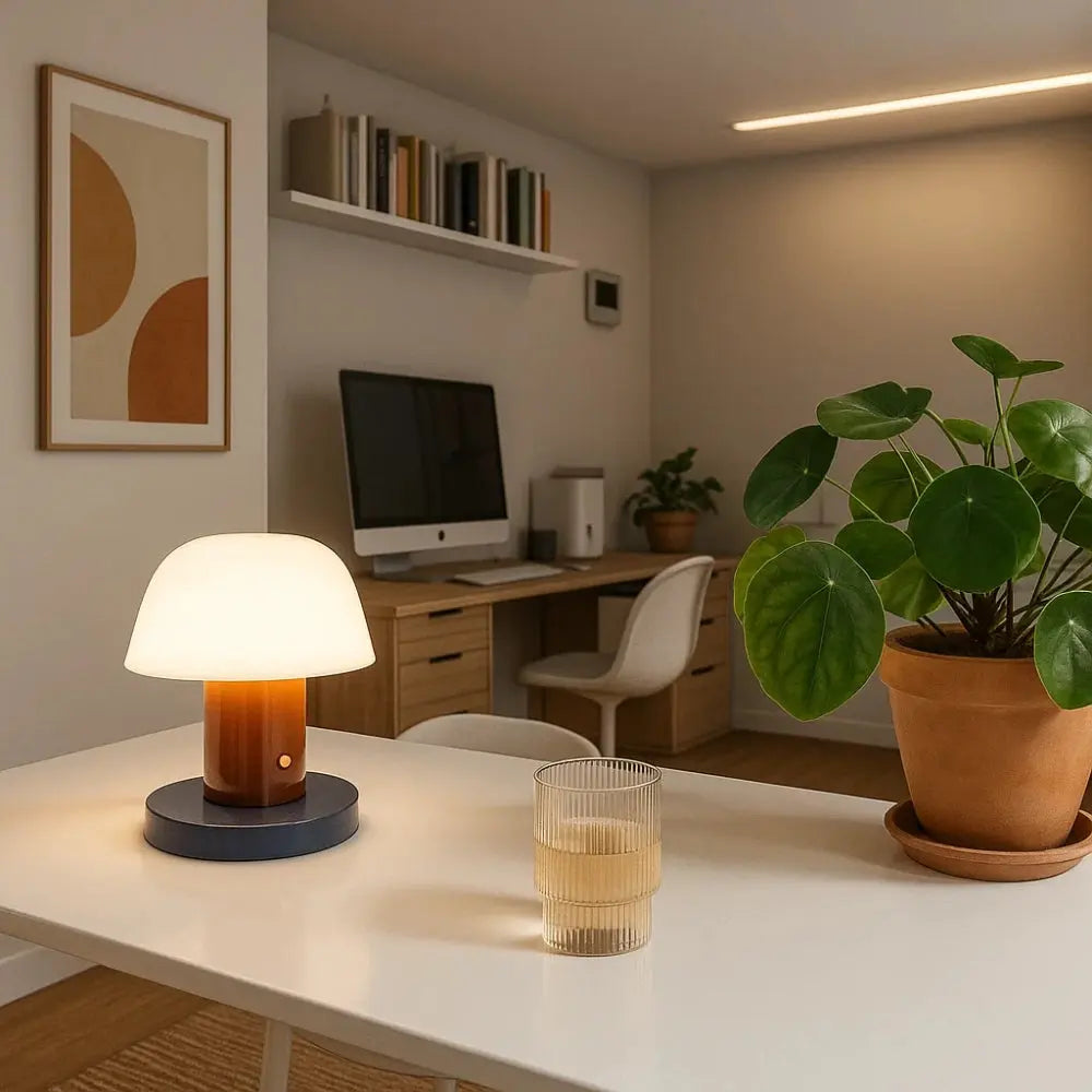 Lampe Champignon Design - Éclat Doux