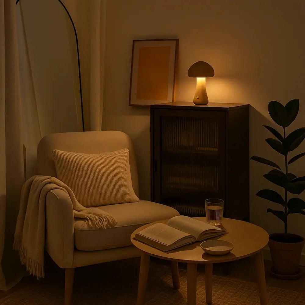 Lampe de Chevet Champignon - Éclat Bohème